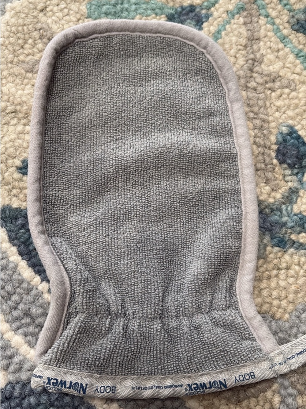 Norwex gray Body Mitt - Exfoliating Shower Glove